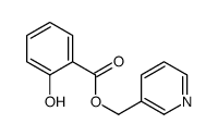 pyridin-3-ylmethyl 2-hydroxybenzoate Structure
