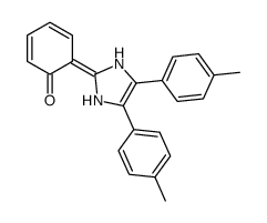 6-[4,5-bis(4-methylphenyl)-1,3-dihydroimidazol-2-ylidene]cyclohexa-2,4-dien-1-one结构式