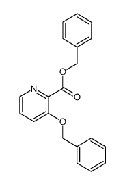 3-benzyloxypyridine-2-carboxylic acid benzyl ester结构式