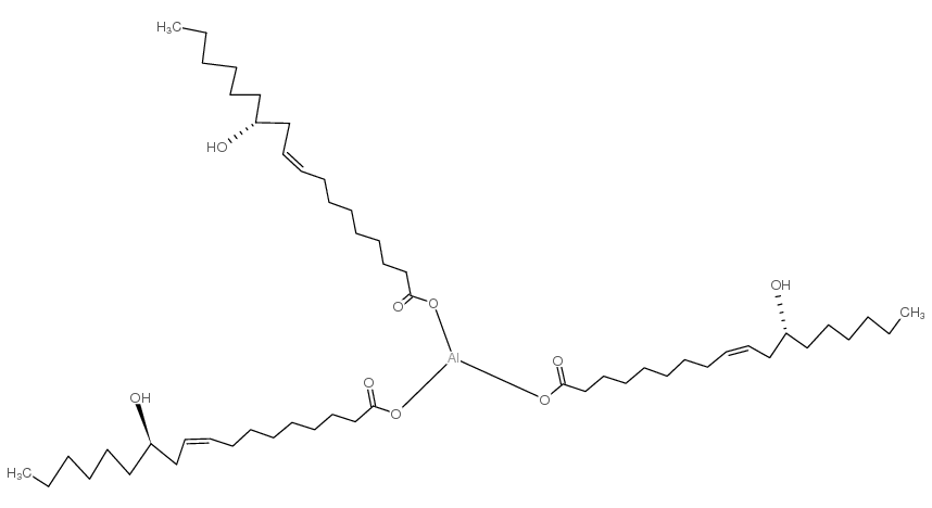 aluminum ricinoleate Structure