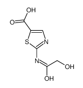 5-Thiazolecarboxylicacid,2-[(hydroxyacetyl)amino]-(9CI) structure