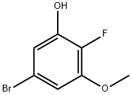 5-Bromo-2-fluoro-3-methoxyphenol结构式