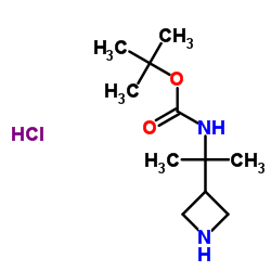 tert-butyl N-[2-(azetidin-3-yl)propan-2-yl]carbamate hydrochloride picture