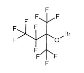 1,1,1,3,3,4,4,4-octafluoro-2-(trifluoromethyl)butan-2-yl hypobromite Structure