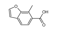 7-methyl-1-benzofuran-6-carboxylic acid Structure