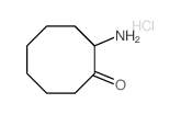 Cyclooctanone,2-amino-, hydrochloride (1:1) Structure