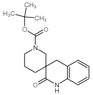 2-氧代-2,4-二氢-1H-螺[哌啶-3,3-喹啉]-1-羧酸叔丁酯结构式