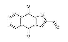 2-formylnaphtho[2,3-b]furan-4,9-dione结构式