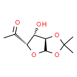 1-O,2-O-Isopropylidene-5-oxo-5,6-dideoxy-α-D-glucofuranose Structure