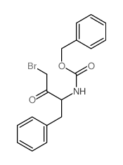 benzyl N-(4-bromo-3-oxo-1-phenyl-butan-2-yl)carbamate structure