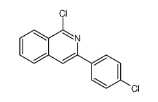 1-chloro-3-(4-chlorophenyl)isoquinoline结构式