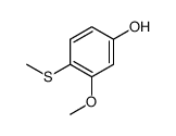 3-methoxy-4-methylsulfanylphenol结构式