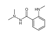 methylamino-2 N2,N2 dimethylbenzohydrazide Structure
