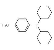 DICYCLOHEXYL-(P-TOLYL)-PHOSPHINE结构式