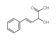 (E)-2-hydroxy-4-phenyl-but-3-enoic acid structure