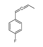 Benzene, 1-(1,2-butadienyl)-4-fluoro- (9CI) Structure