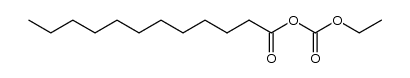 ethyl dodecanoyl carbonate结构式