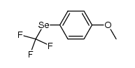 1-methoxy-4-(trifluoromethylseleno)benzene Structure