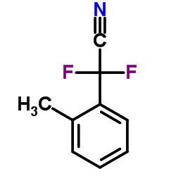 2,2-difluoro-2-(o-tolyl)acetonitrile structure