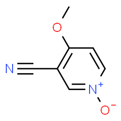 3-Pyridinecarbonitrile,4-methoxy-,1-oxide(9CI) structure