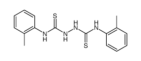 hydrazine-N,N'-bis-carbothioic acid di-o-toluidide结构式