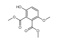 2,3-dimethoxycarbonyl-4-methoxyphenol结构式