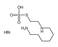 1-amino-6-(2-sulfosulfanylethylamino)hexane,hydrobromide Structure