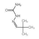 Hydrazinecarboxamide,2-(2,2-dimethylpropylidene)- structure