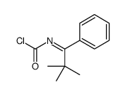 N-(2,2-dimethyl-1-phenylpropylidene)carbamoyl chloride Structure