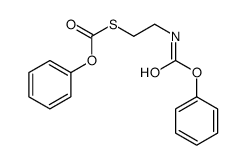 N-[2-[[(Phenoxy)carbonyl]thio]ethyl]carbamic acid phenyl ester结构式