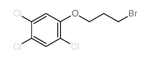 Benzene,1-(3-bromopropoxy)-2,4,5-trichloro- Structure