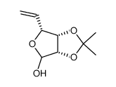 5,6-dideoxy-2,3-O-isopropylidene-α-D-lyxo-hex-5-enofuranose Structure