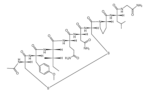 Oxytocin, N-acetyl-2-(O-methyl-l-tyrosine)-结构式