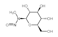 N-methyl-N-[(2R,3R,4S,5S,6R)-3,4,5-trihydroxy-6-(hydroxymethyl)oxan-2-yl]nitrous amide结构式