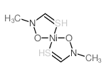 Nickel, bis[N-(hydroxy-kO)-N-methylmethanethioamidato-kS]-结构式