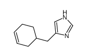 4-CYCLOHEX-3-ENYLMETHYL-1H-IMIDAZOLE结构式