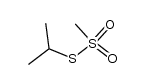 S-isopropyl methanethiosulfonate Structure