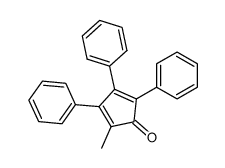 2-methyl-3,4,5-triphenylcyclopentadienone Structure