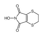 6-hydroxy-2,3-dihydro-[1,4]dithiino[2,3-c]pyrrole-5,7-dione结构式