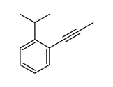 Benzene, 1-(1-methylethyl)-2-(1-propynyl)- (9CI)结构式