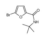 5-bromo-N-(tert-butyl)-2-furamide结构式