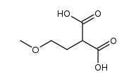 β-Methoxyethylmalonsaeure结构式