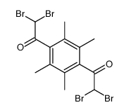 2,2-dibromo-1-[4-(2,2-dibromoacetyl)-2,3,5,6-tetramethylphenyl]ethanone Structure