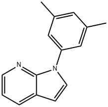 1-(3,5-dimethylphenyl)-(7-azaindole)结构式