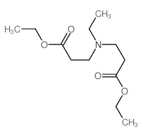 β-Alanine,N-(3-ethoxy-3-oxopropyl)-N-ethyl-, ethyl ester结构式