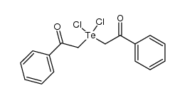 dichloro-diphenacyl-λ4-tellane结构式