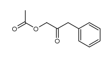 2-oxo-3-phenylpropyl acetate结构式