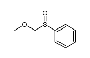 Methoxymethyl phenyl sulfoxide Structure