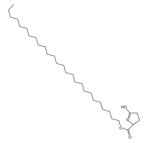 hexacosyl 5-oxo-L-prolinate structure