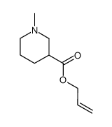 1-methyl-piperidine-3-carboxylic acid allyl ester Structure